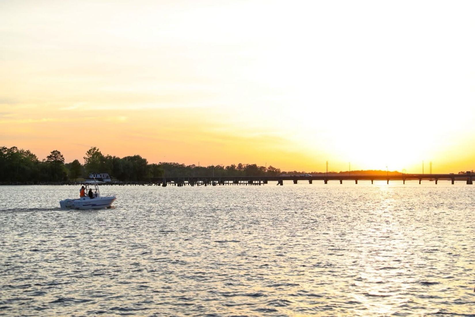 Washington NC waterfront from the river